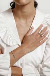 Green + Gold Libby Ring