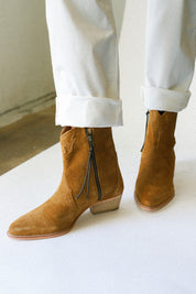 Camel Suede New Frontier Boot