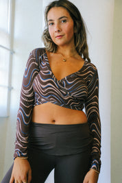 Brown Loreta Top