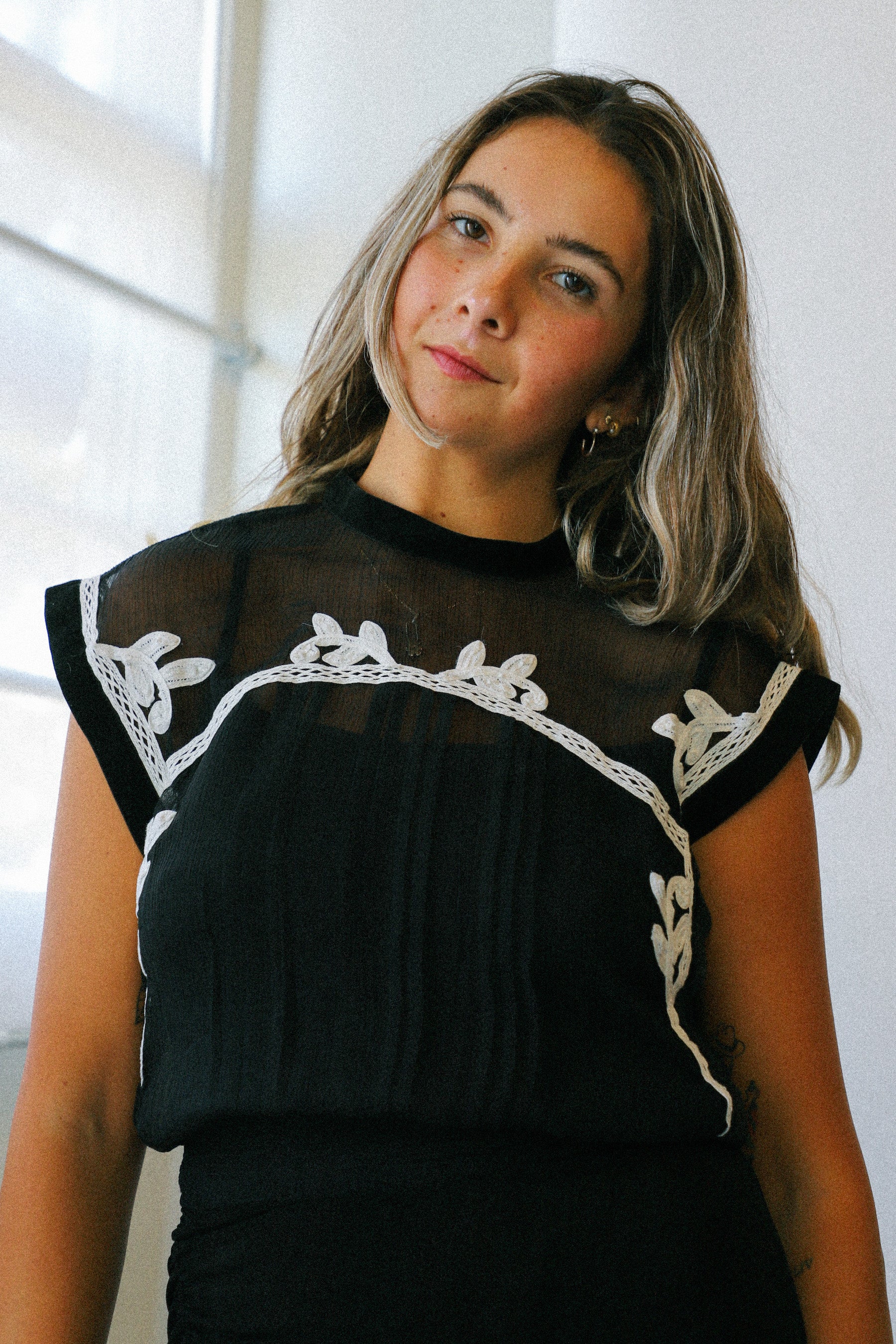 Veronique Lace Top