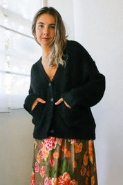 Black Chaud Cardigan
