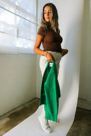 Emerald Button Front Cardigan