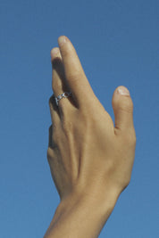 Silver Current Ring