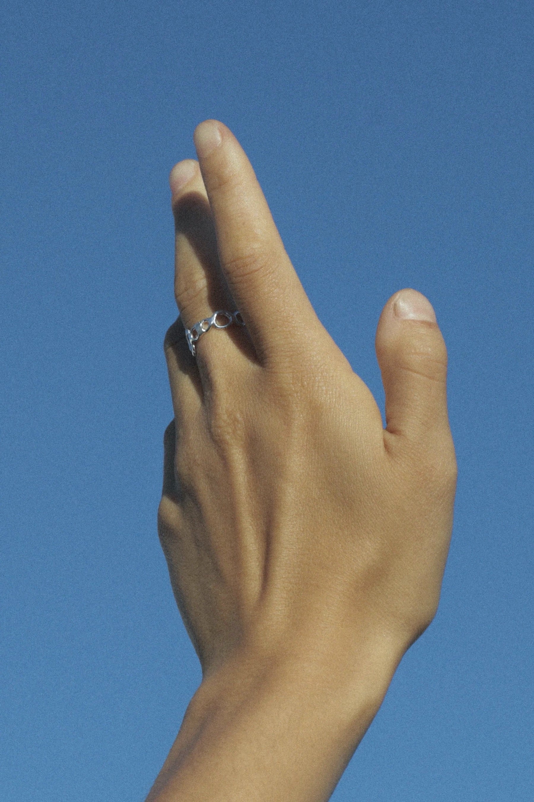 Silver Current Ring