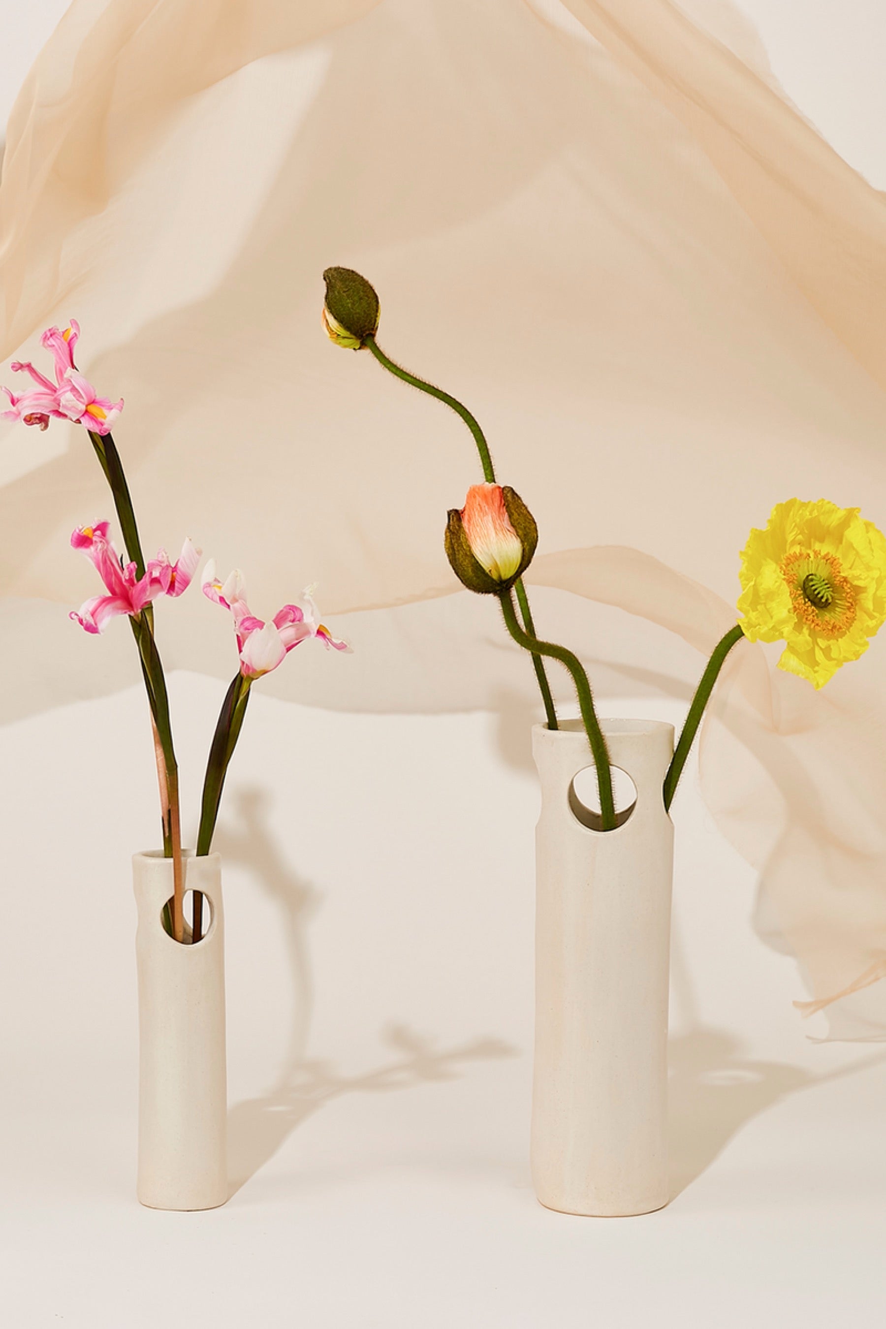 Large White Cenote Vase