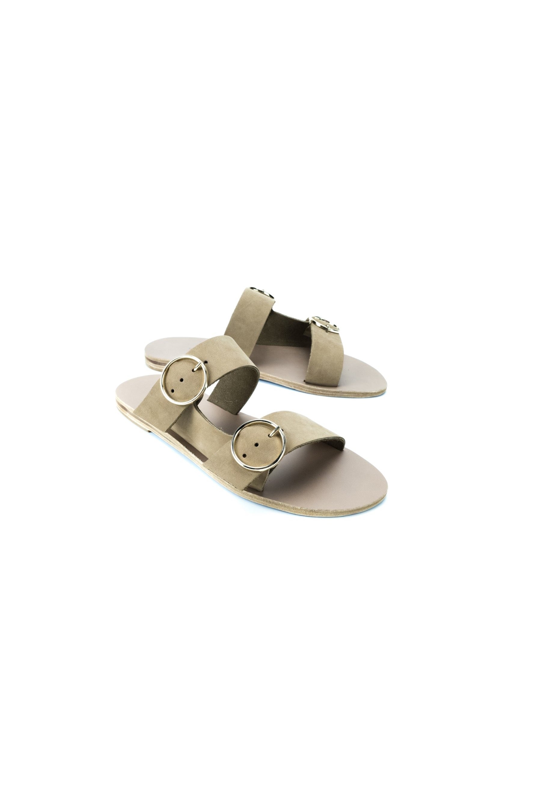Olive Suede Skopelos Sandal