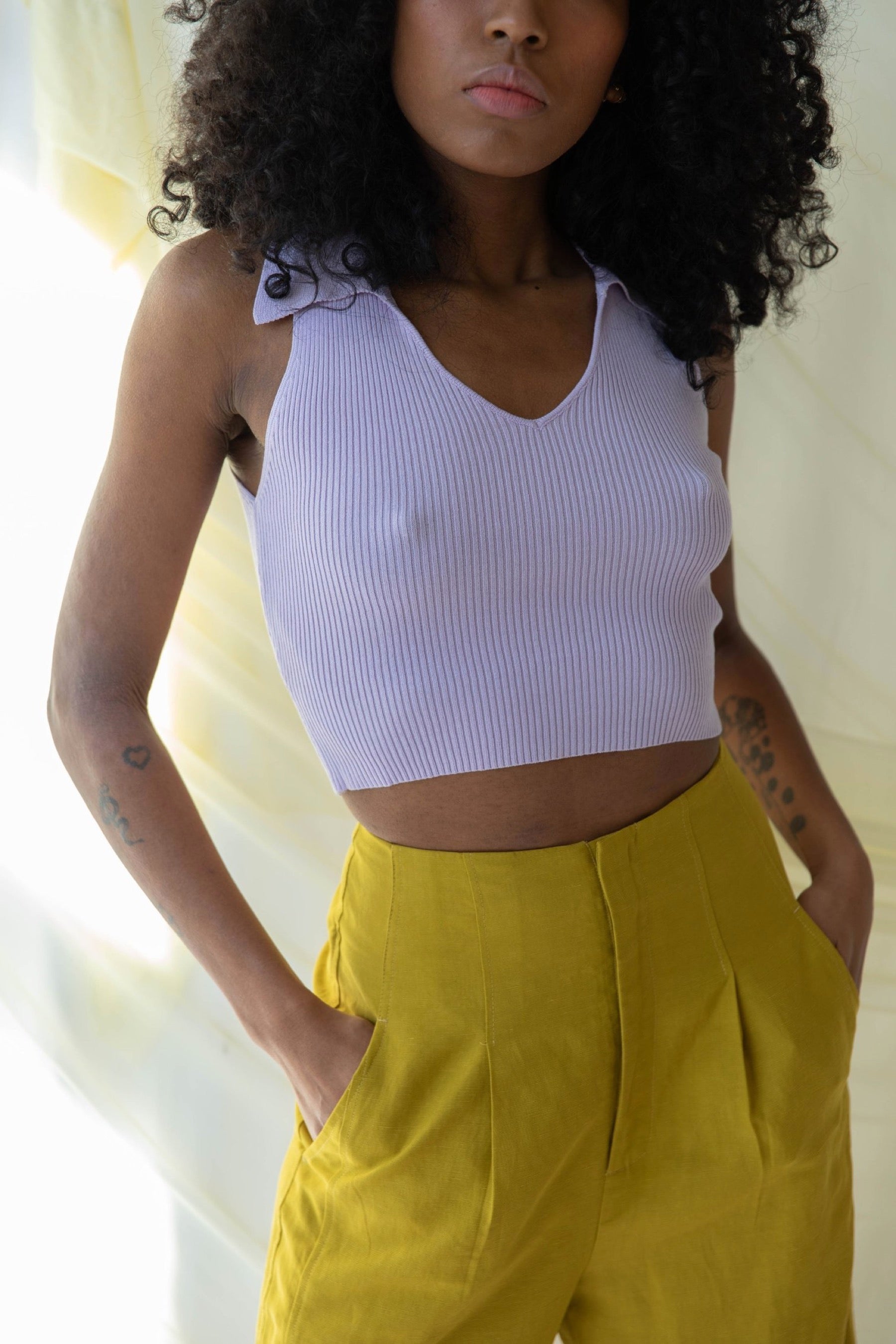 Lilac Royce Polo Tank