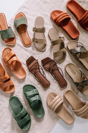 Olive Suede Skopelos Sandal