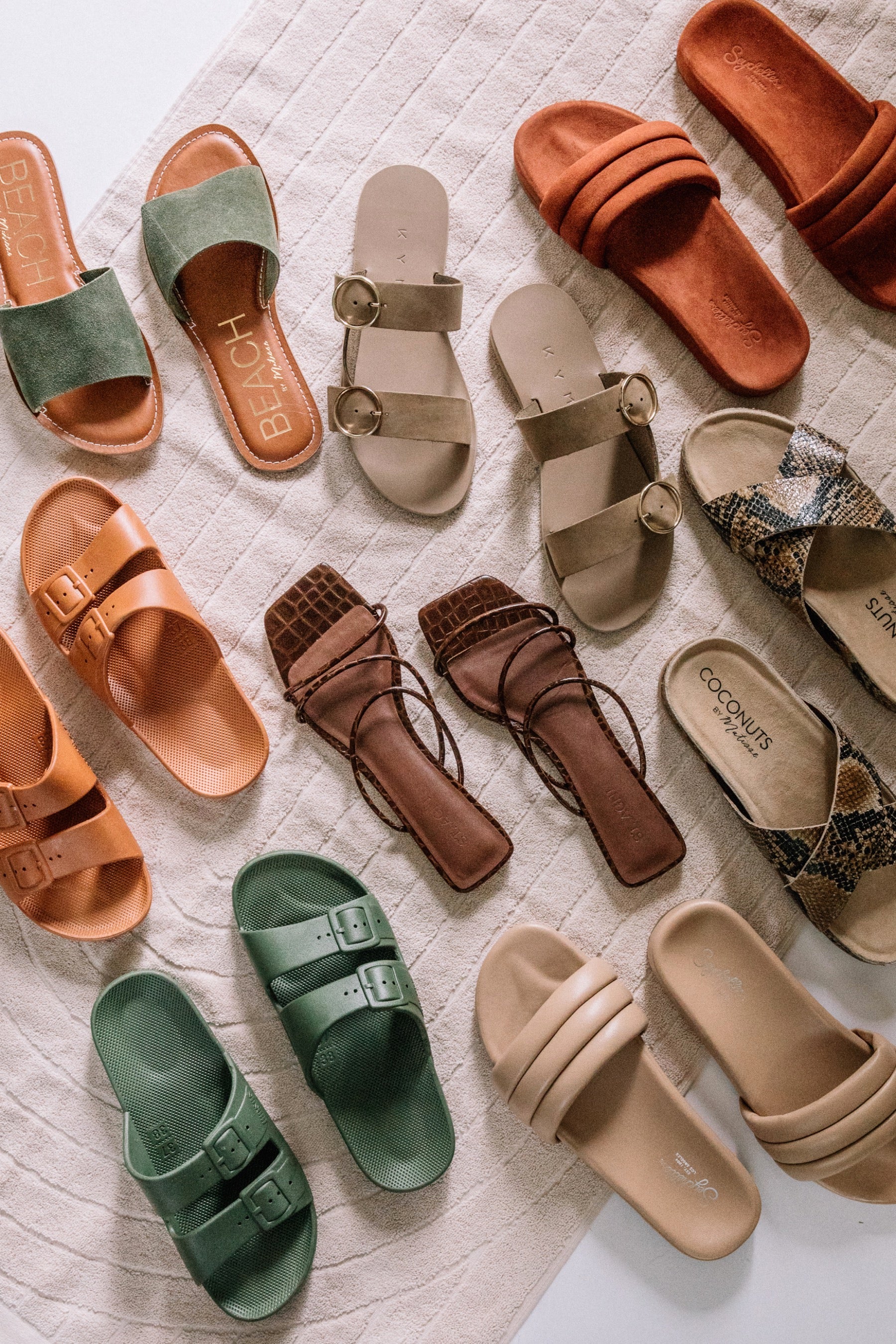 Olive Suede Skopelos Sandal