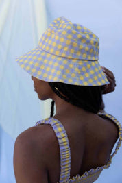Checkered Kasi Bucket Hat