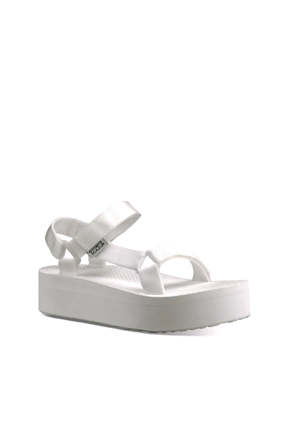 Bright White Flatform Sandal