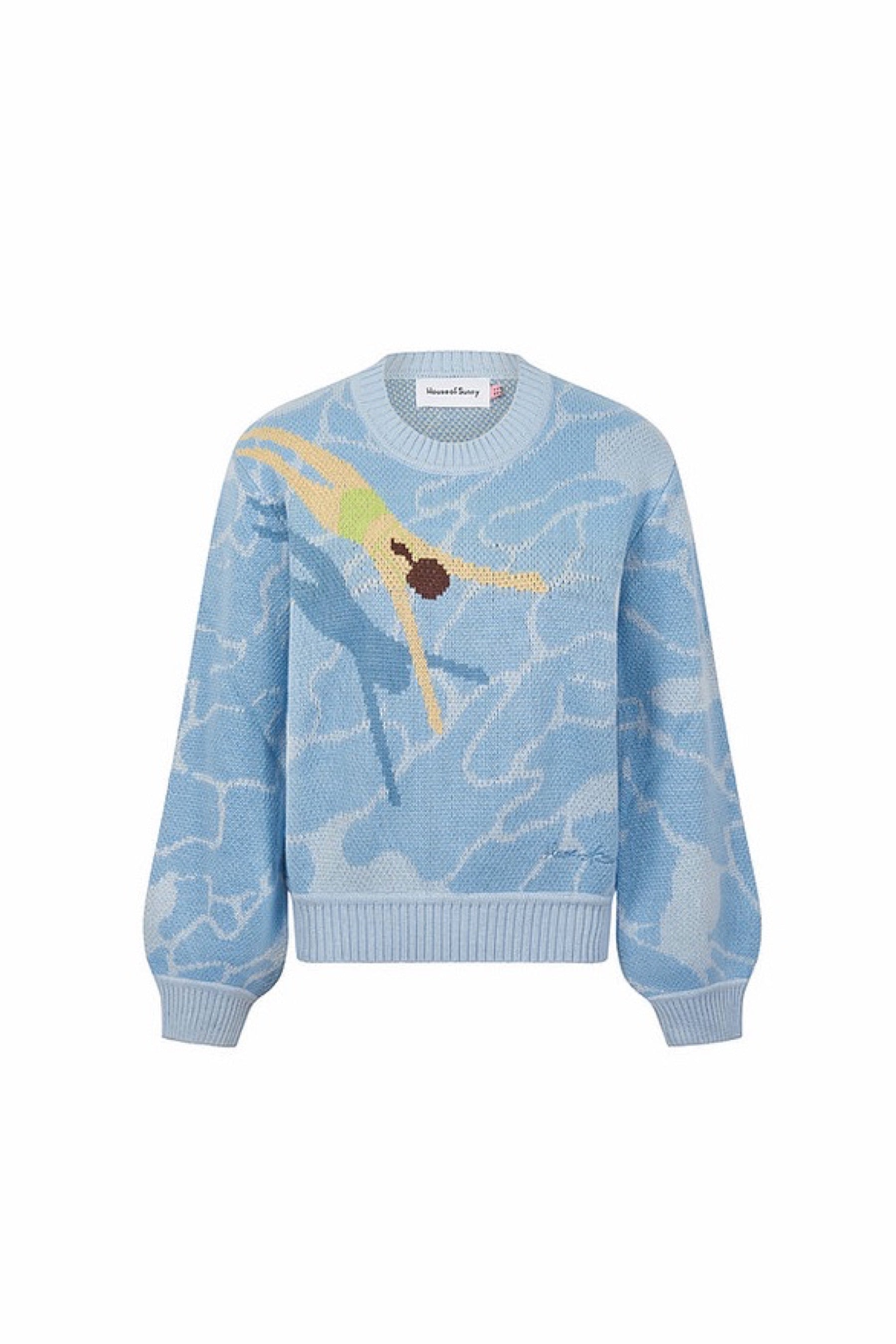 Scuba Blue Big Splash Sweater