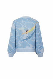 Scuba Blue Big Splash Sweater