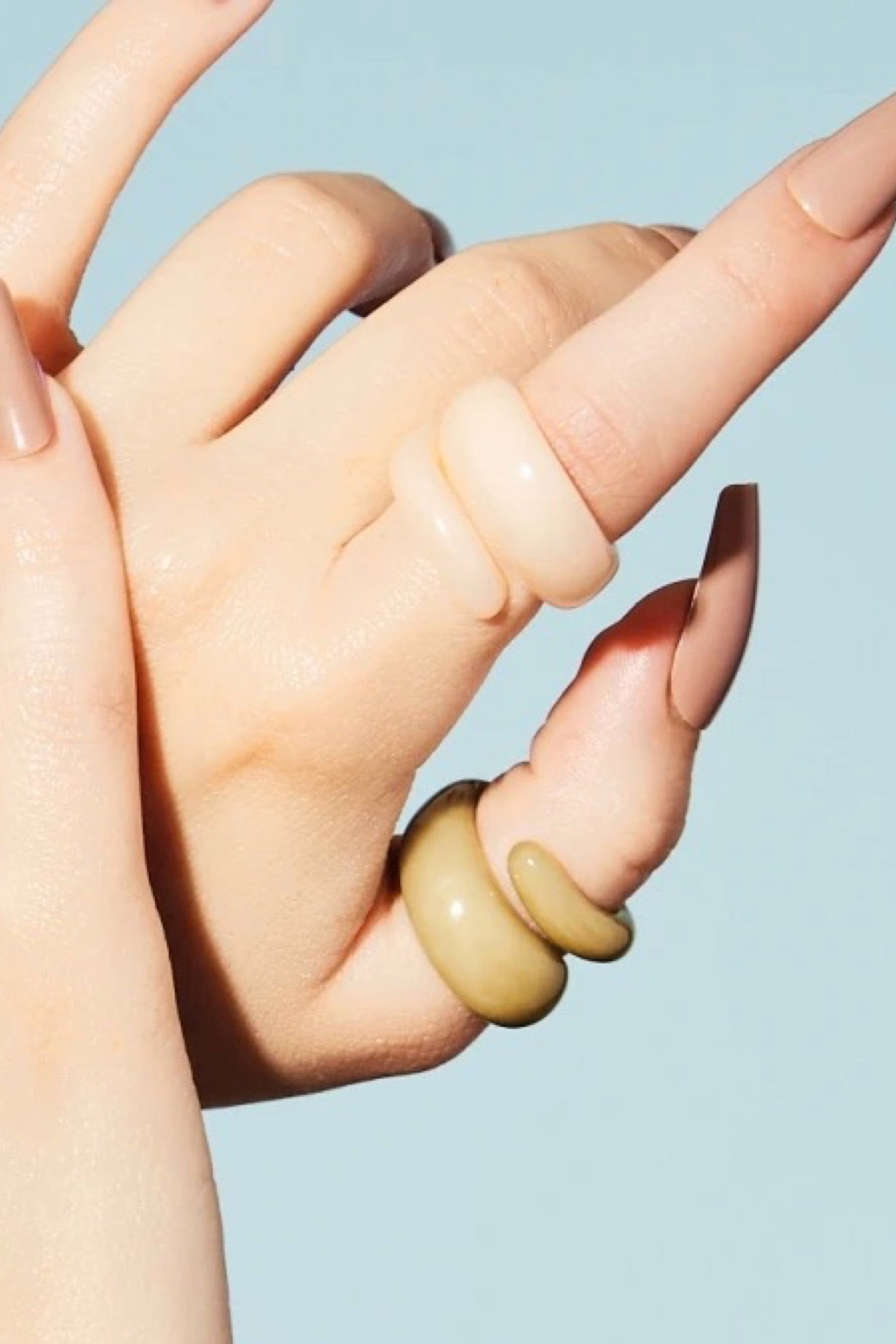 Sage GellyFace002 Ring