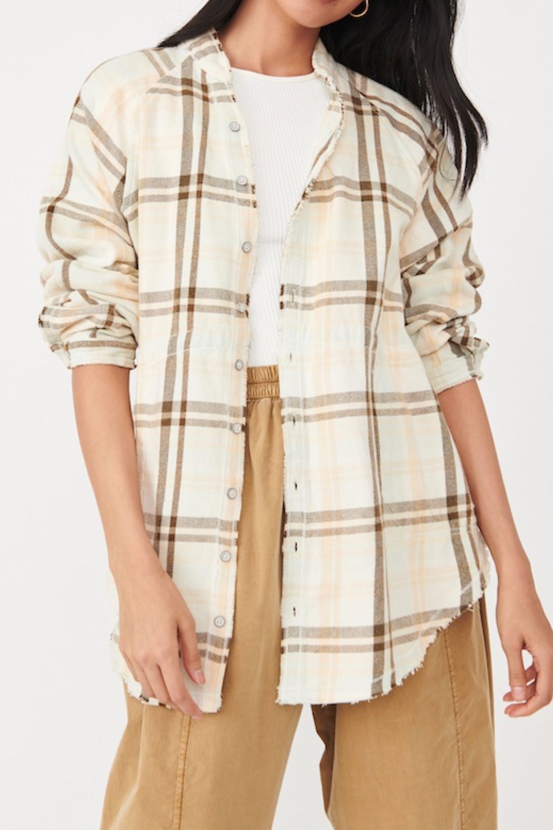 Summer Daydream Plaid Button Down