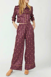 Wine Pajama Party Sleep Set