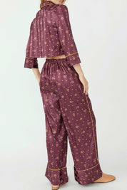 Wine Pajama Party Sleep Set