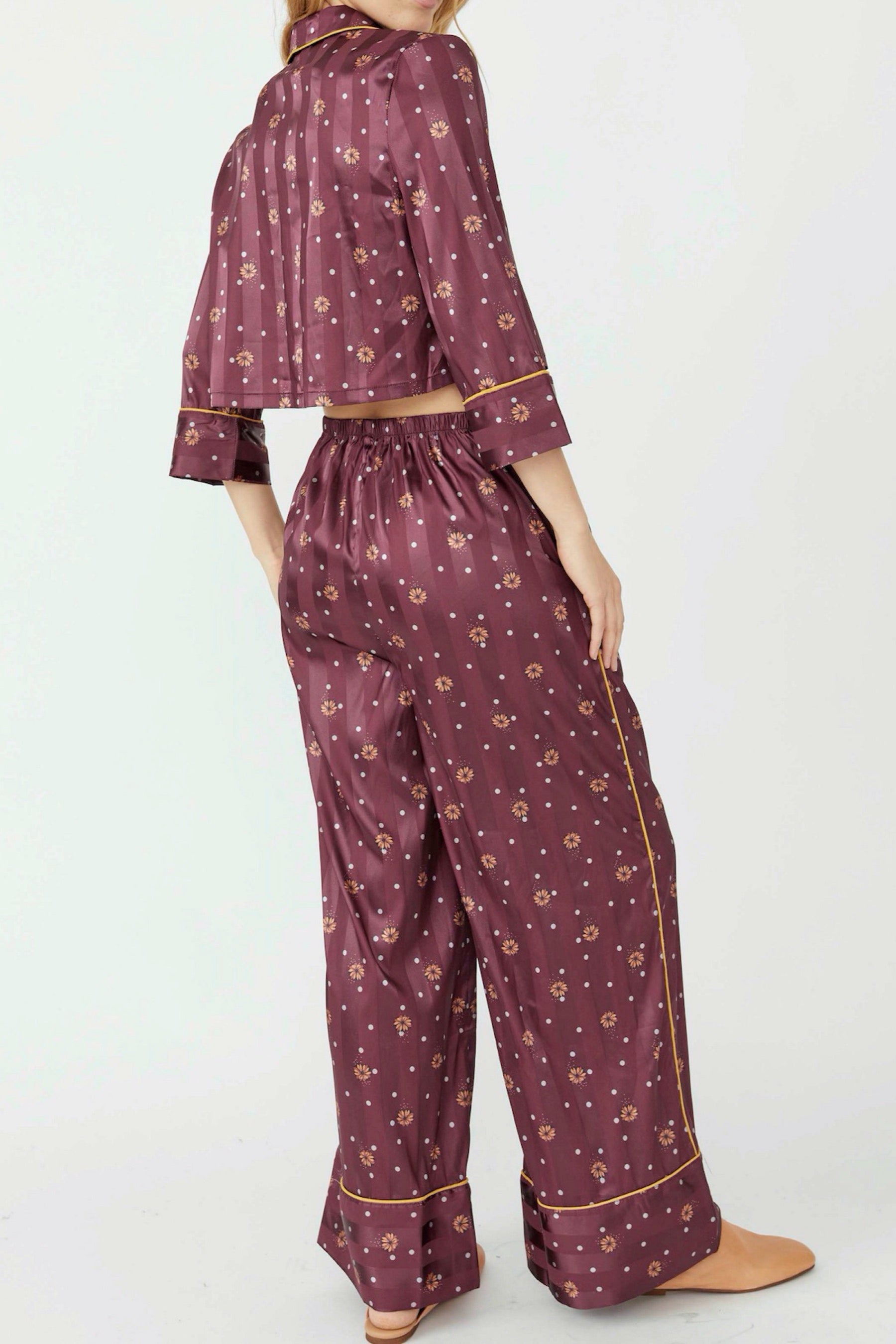 Wine Pajama Party Sleep Set