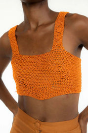 Orange Noe Knit Corset