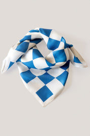 Blue Check Kelly Bandana