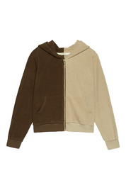 Lychee Chocolate Duo Zip Up Hoodie