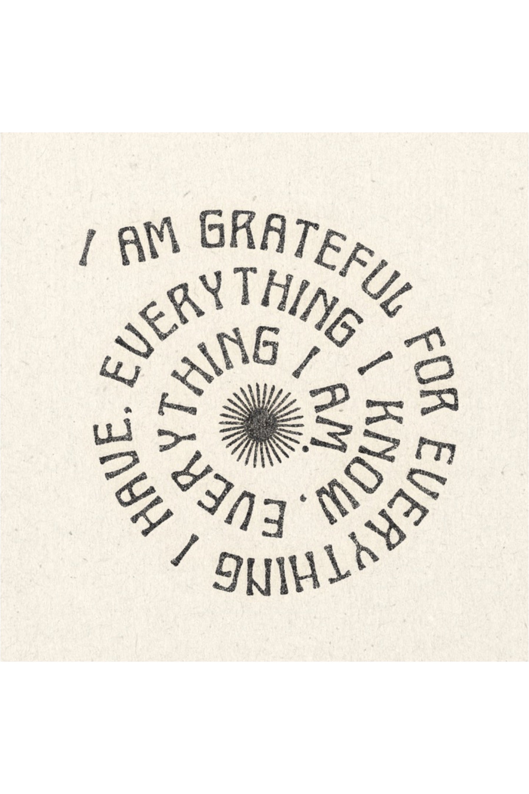 Grateful Print