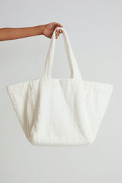 Vintage White Stripe Paloma Tote