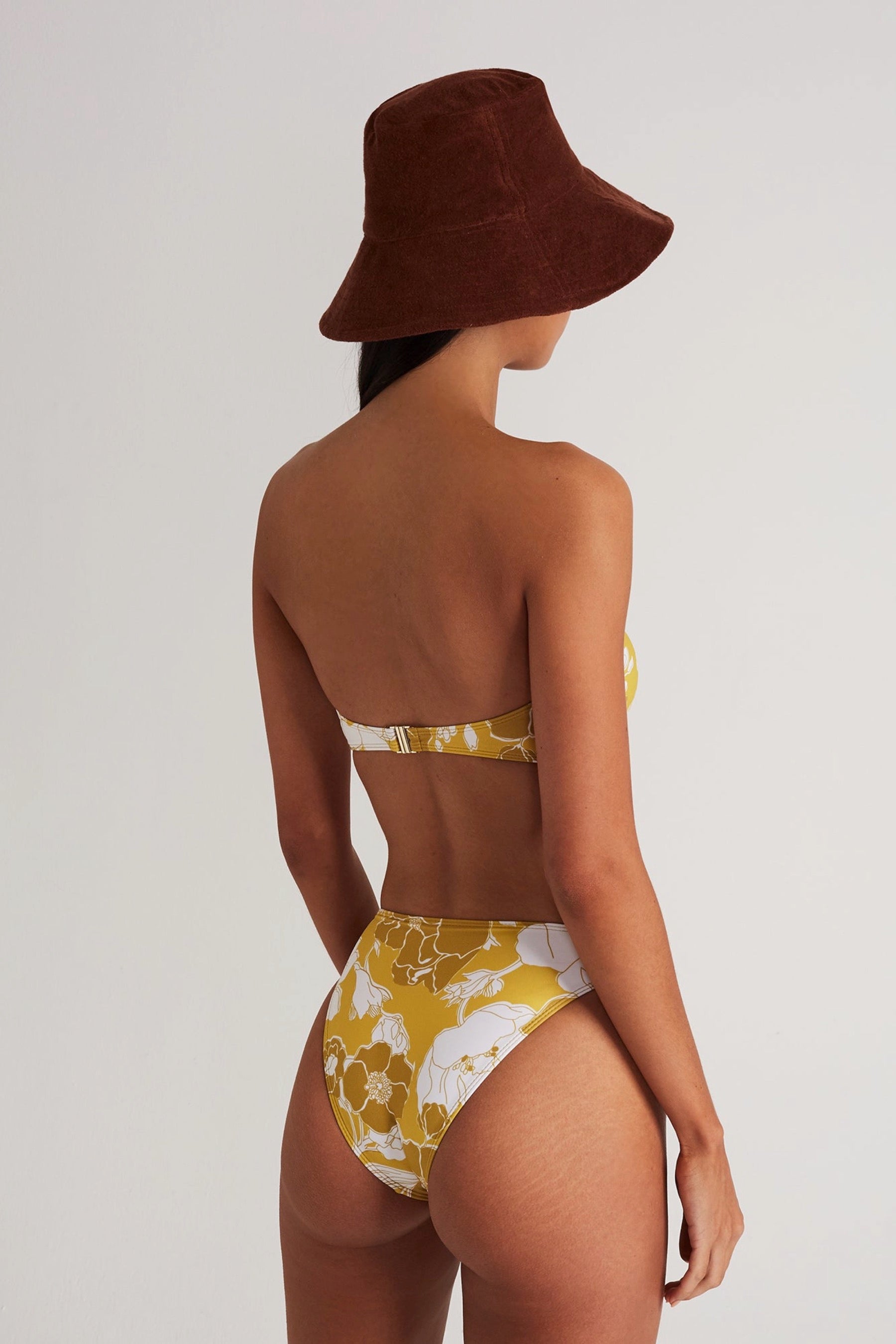 Plain Cocoa Teryll Bucket Hat