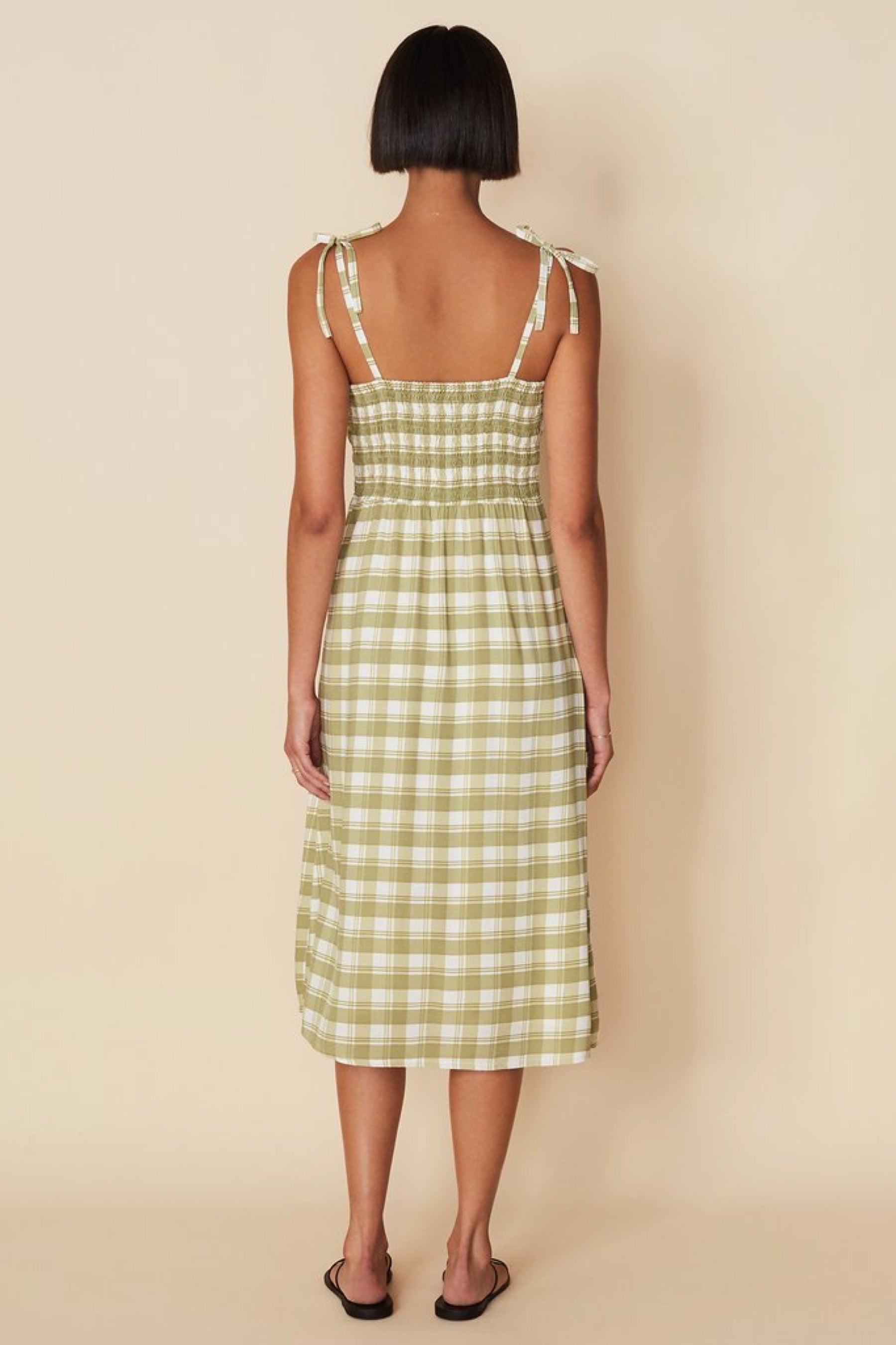 Ligne Check Raven Midi Dress