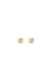 Gold Smiley Studs