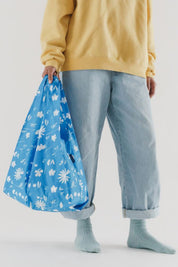 Blue Floral Sun Print Baggu