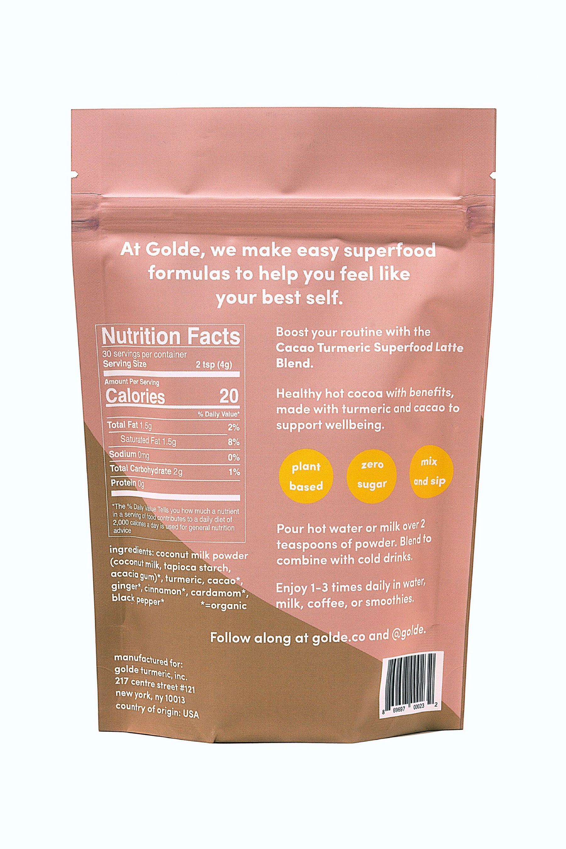 Cacao Turmeric Latte Blend