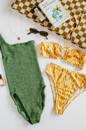 Metallic Moss Nancy One Piece