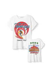 White Beach Boys 1983 Tour Tee
