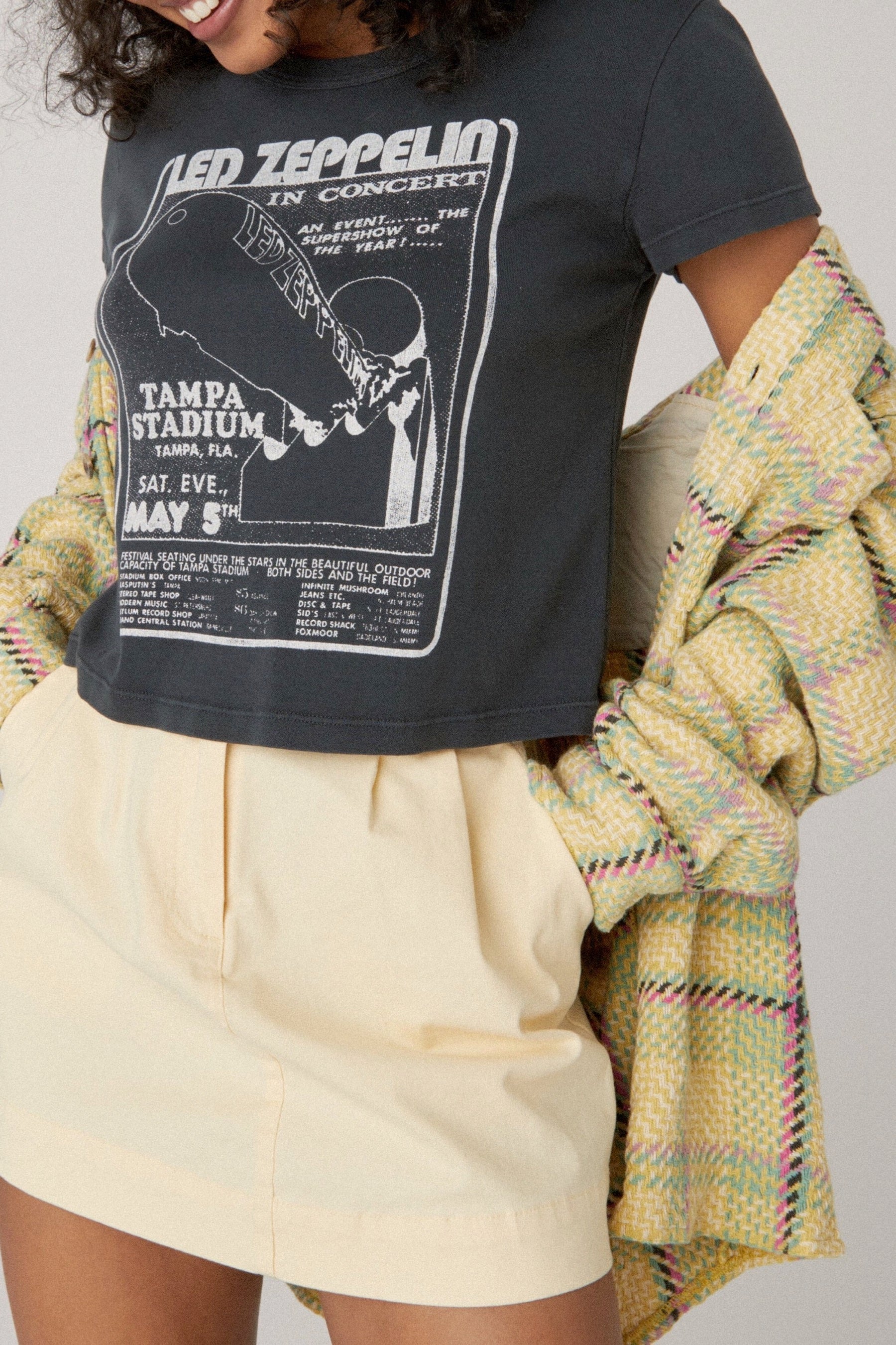 Led Zeppelin In Concert Shrunken Tee