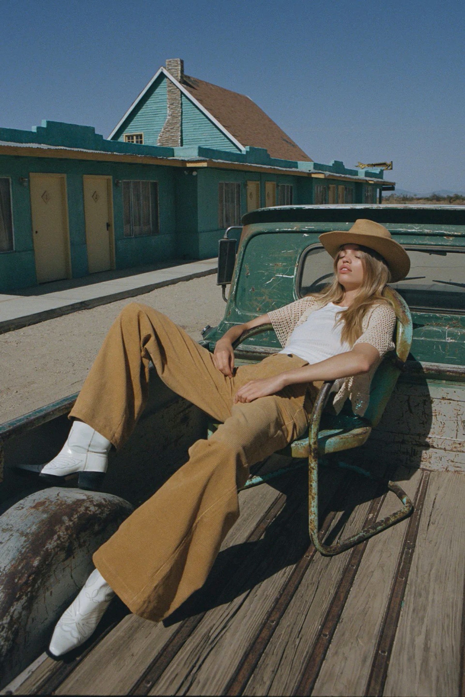 Tan Sandy Cord Hat