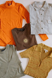 Spacedye Keyhole Polo