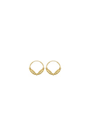 Gold Triad Hoops