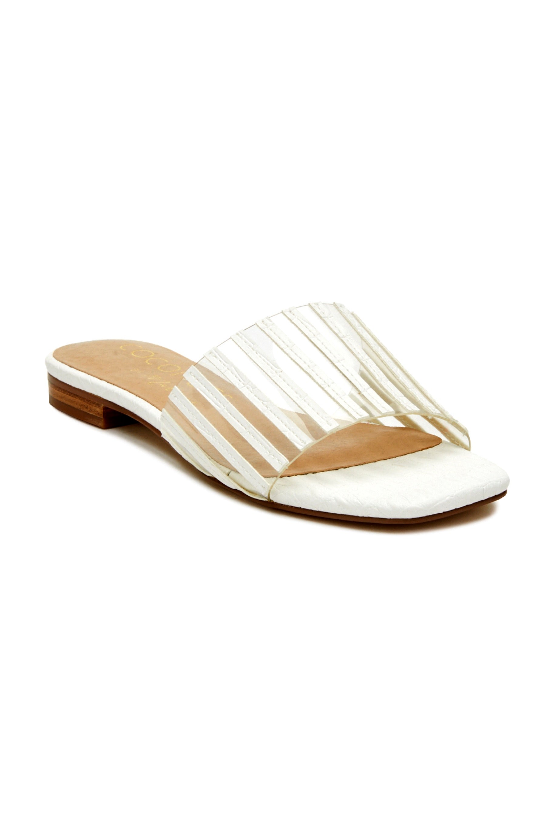 White Up Late Sandal