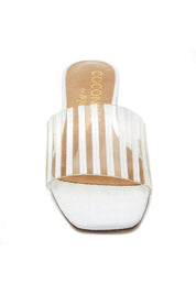White Up Late Sandal