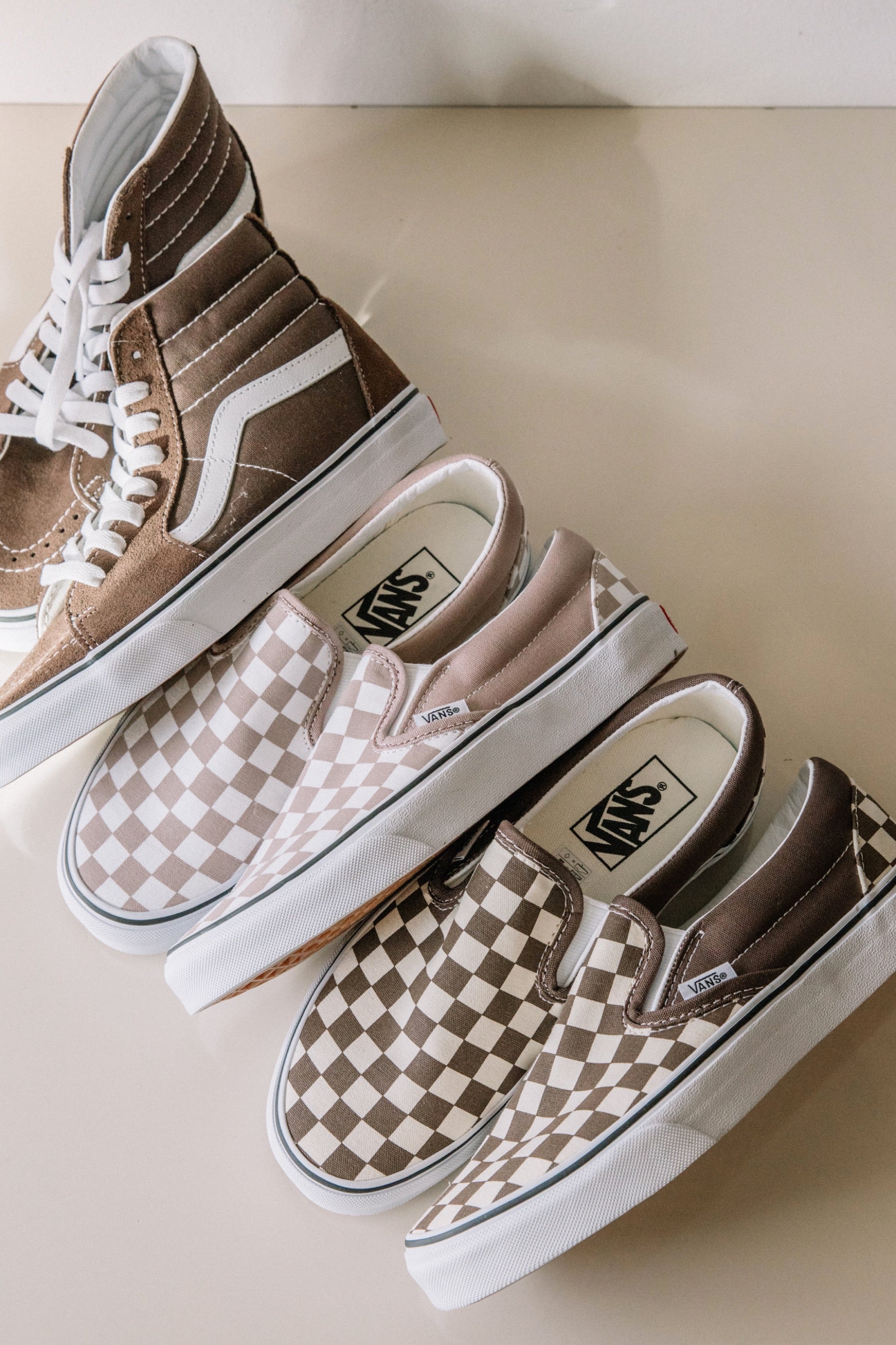 Rain Drum Checkerboard Slip-On