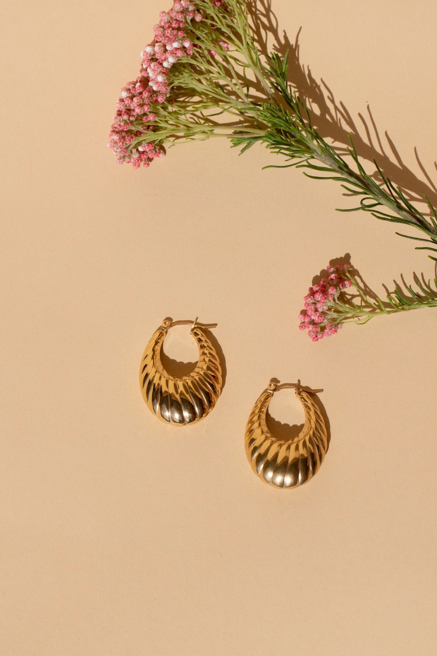 Gold Wade Earrings