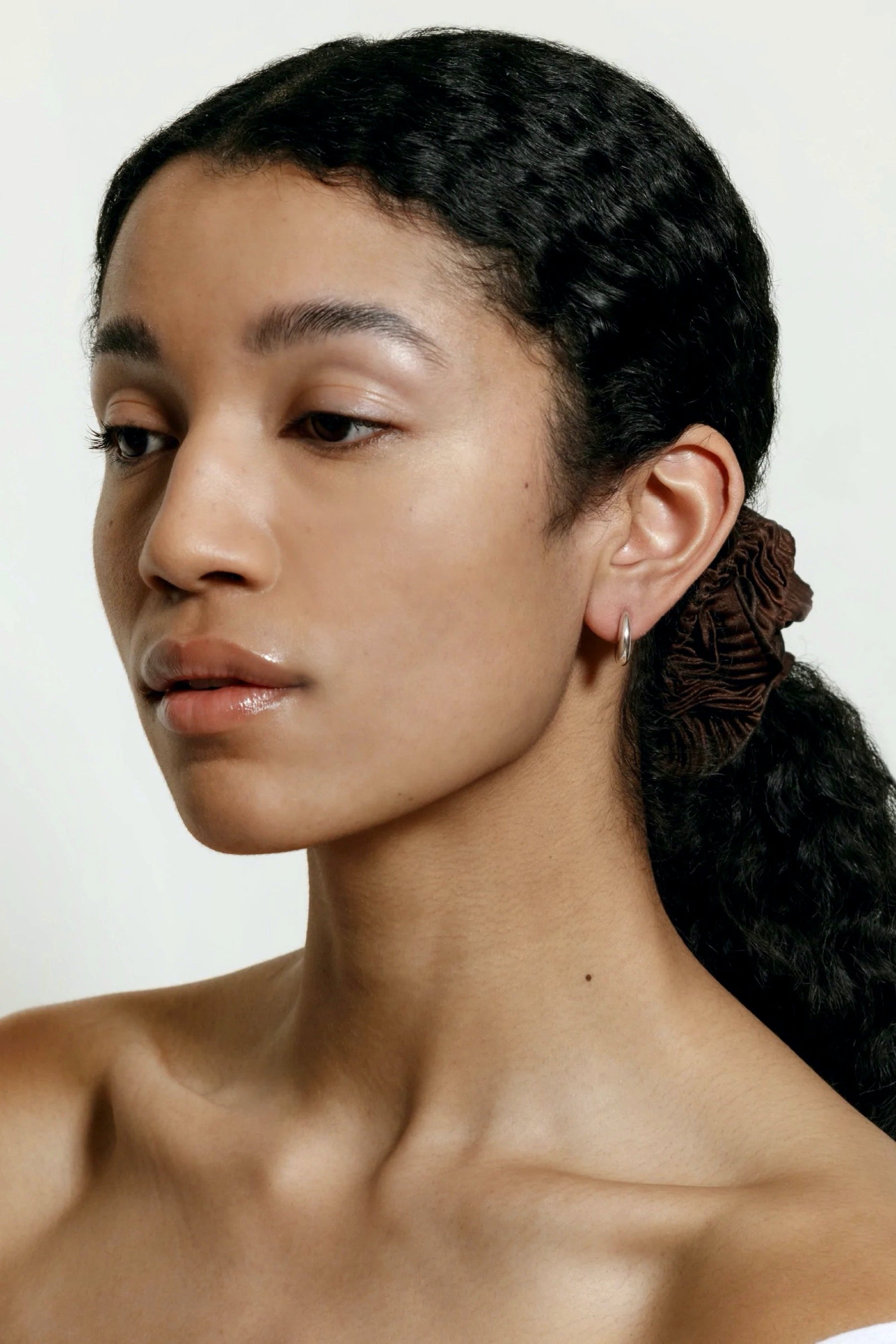 Small Silver Benny Earrings