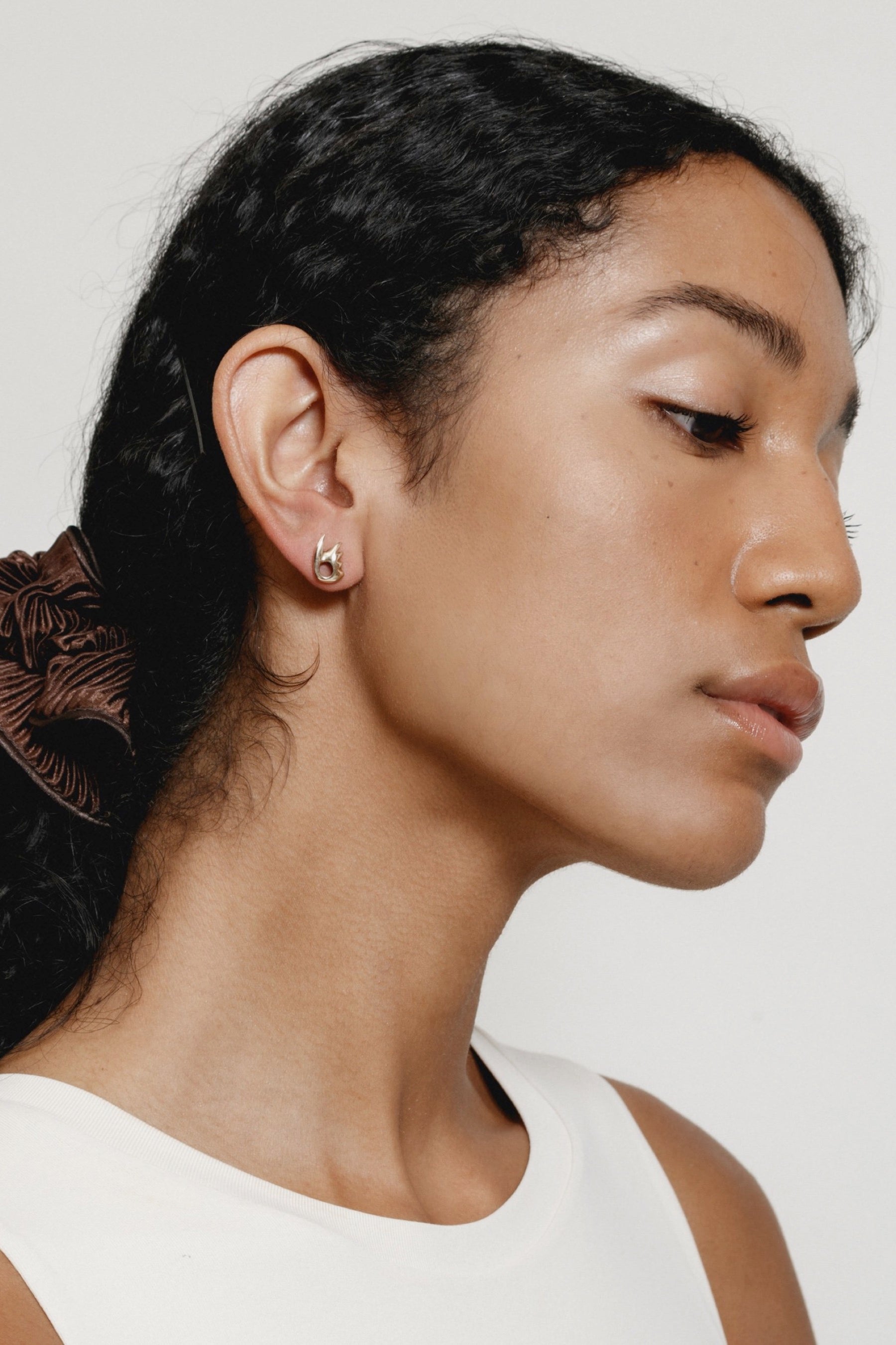 Gold Esther Studs