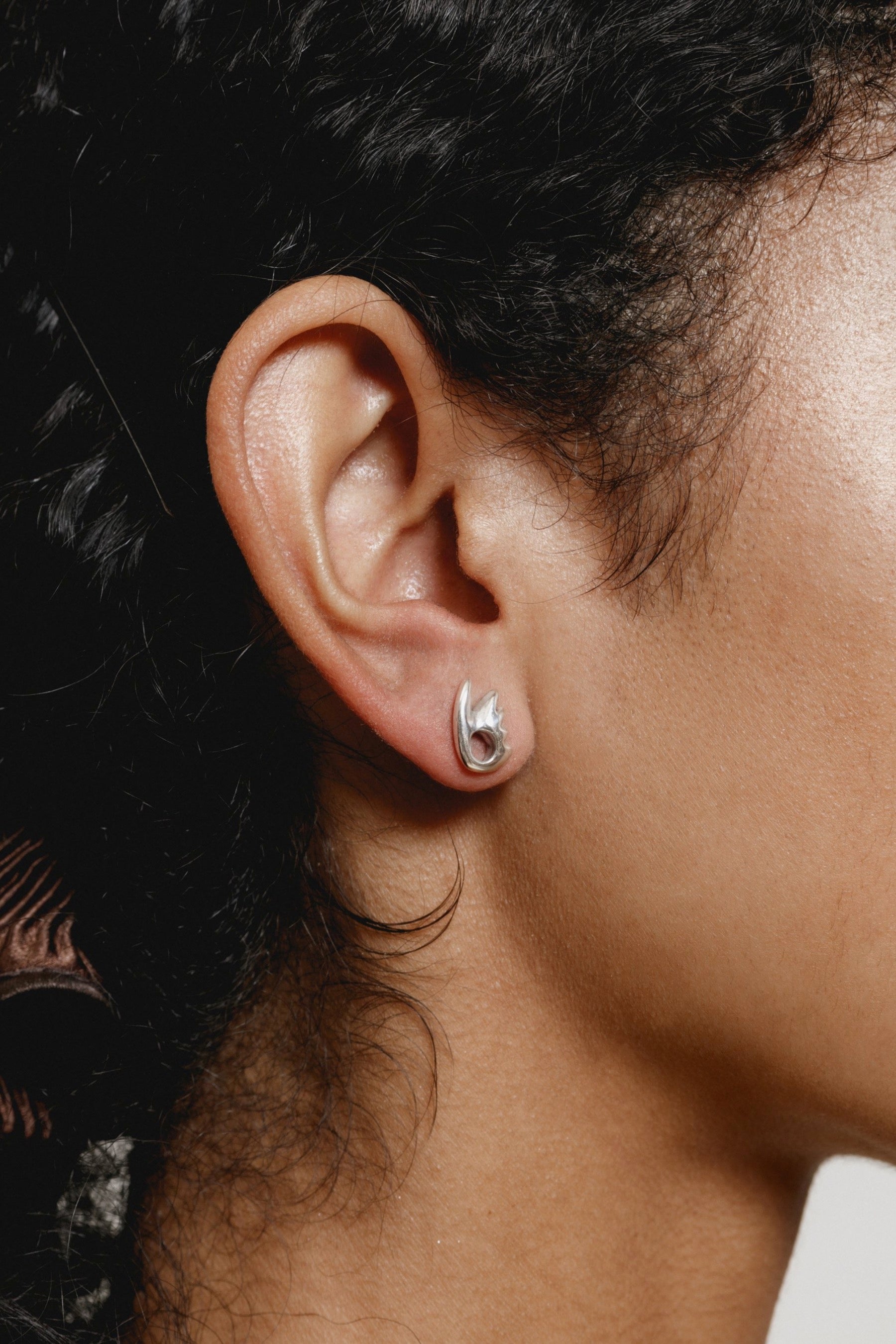 Silver Esther Studs