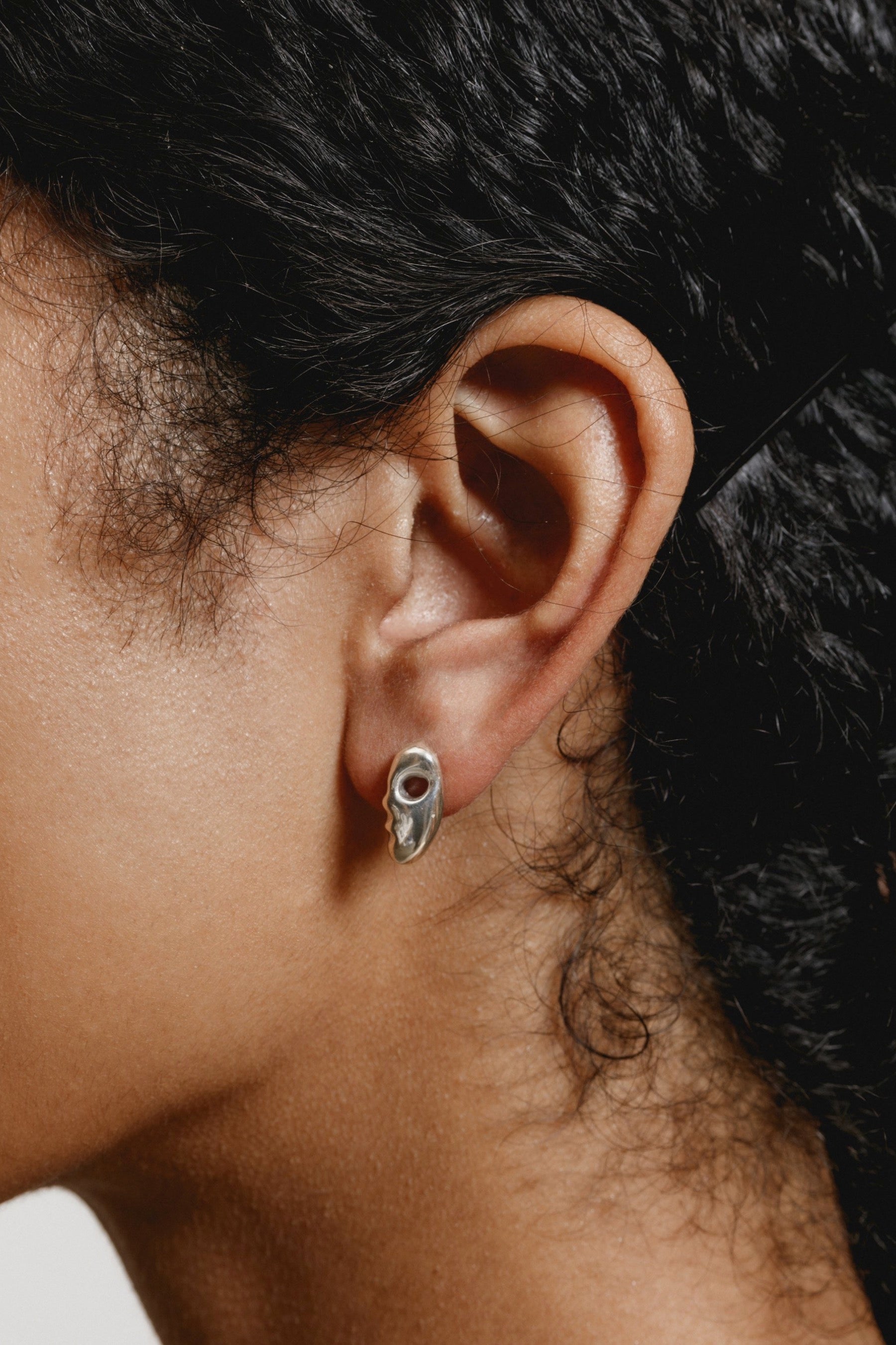 Silver Esther Studs