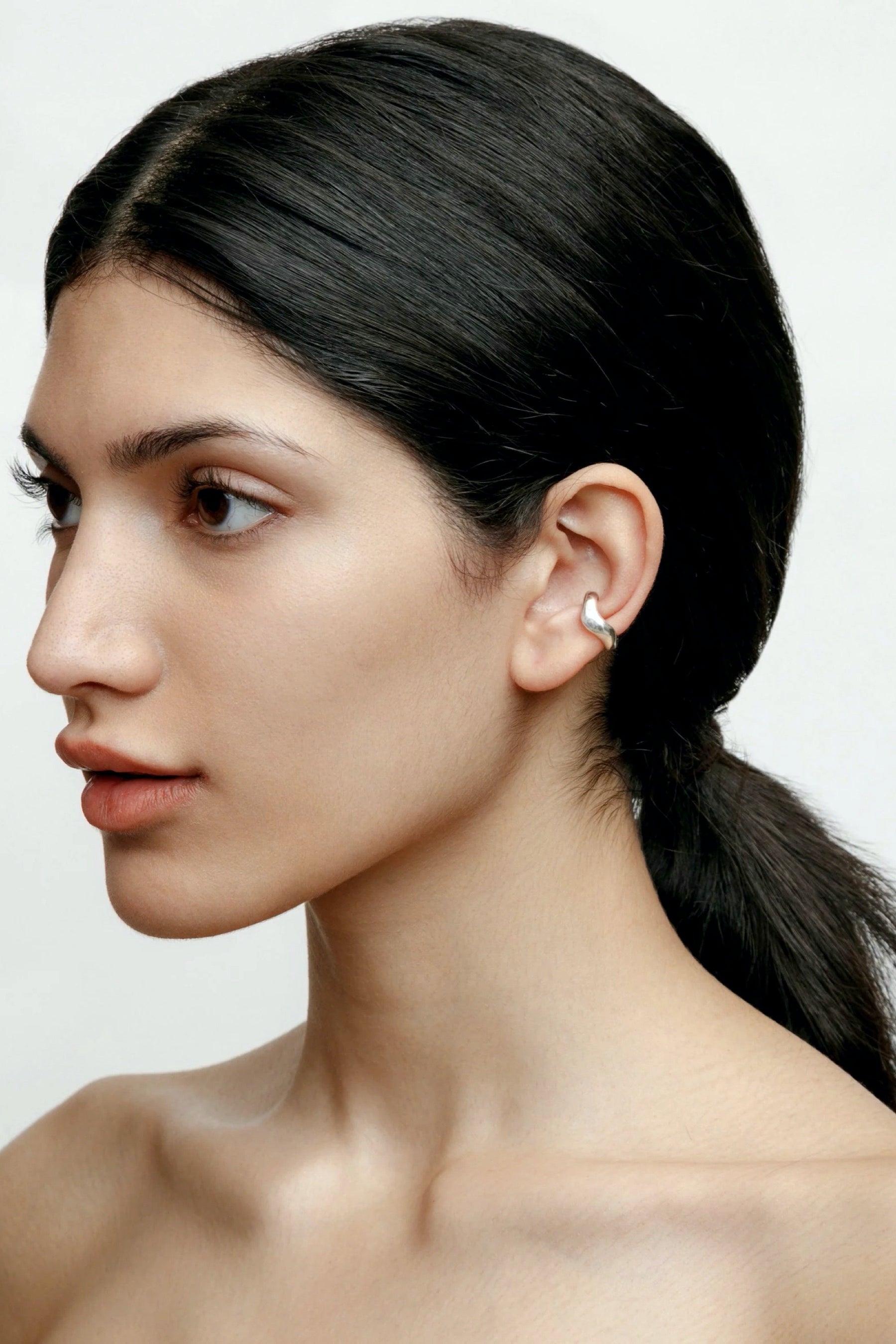 Silver Simone Ear Cuff