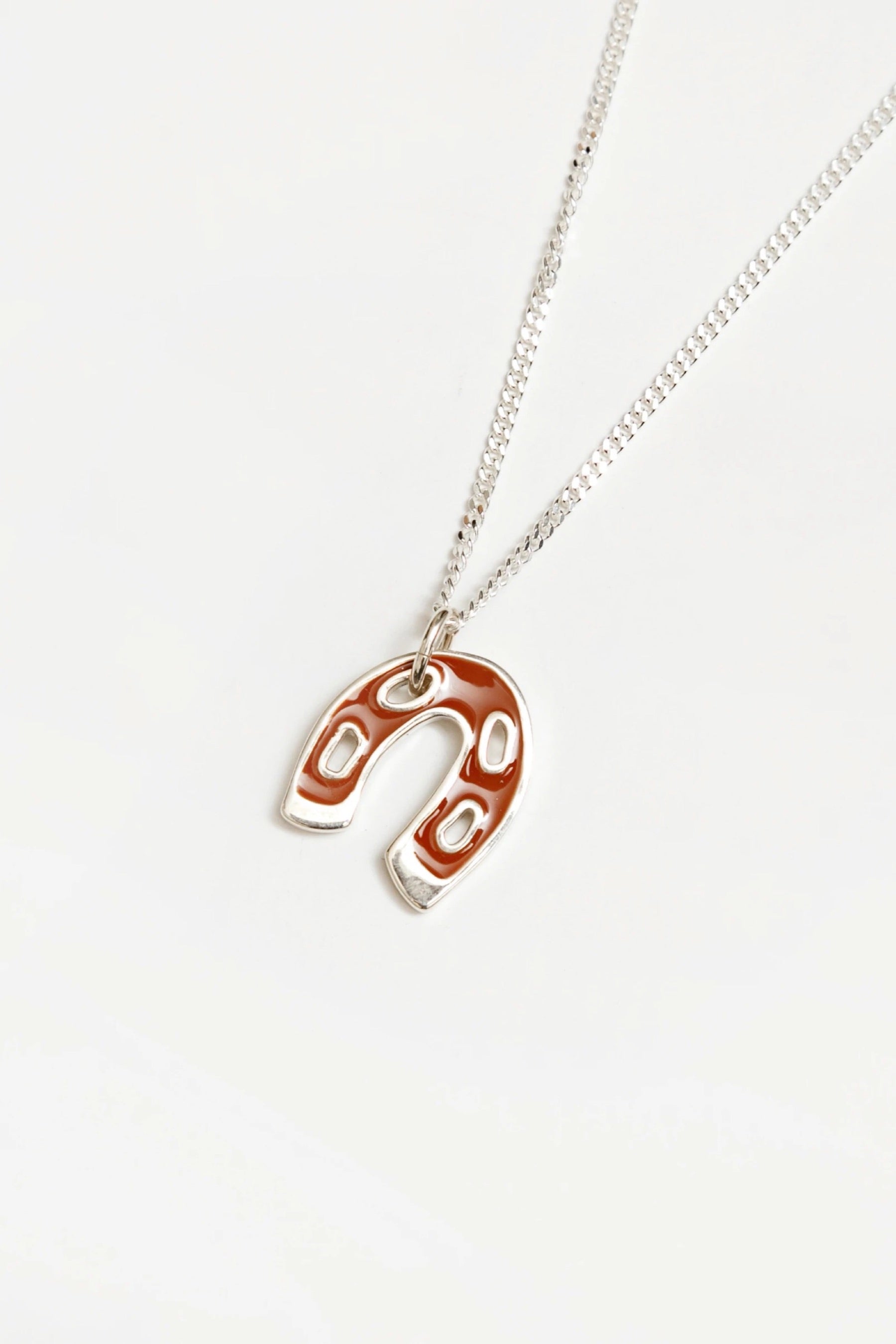 Silver Horseshoe Necklace