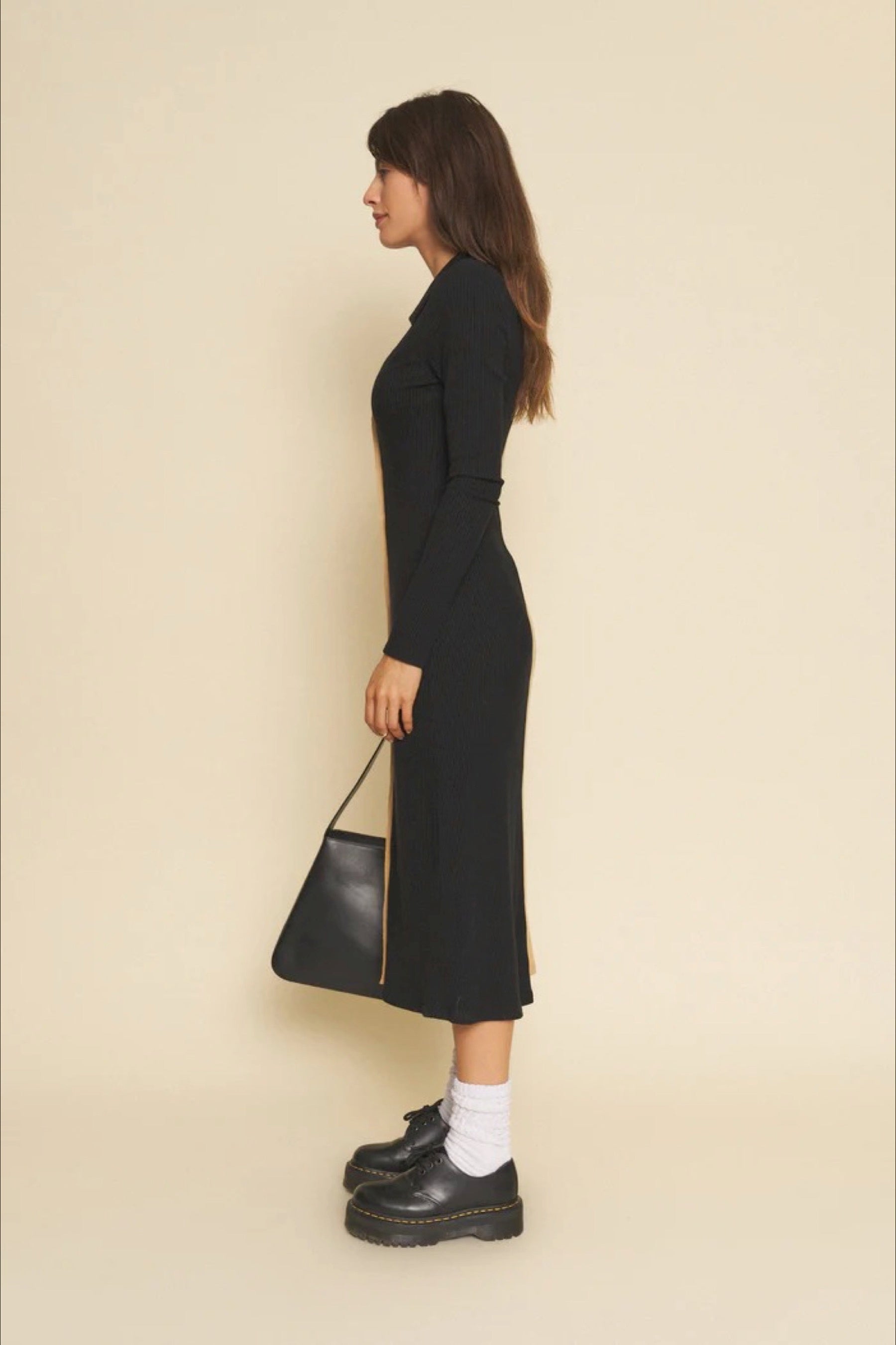 Black + Sand Evan Dress