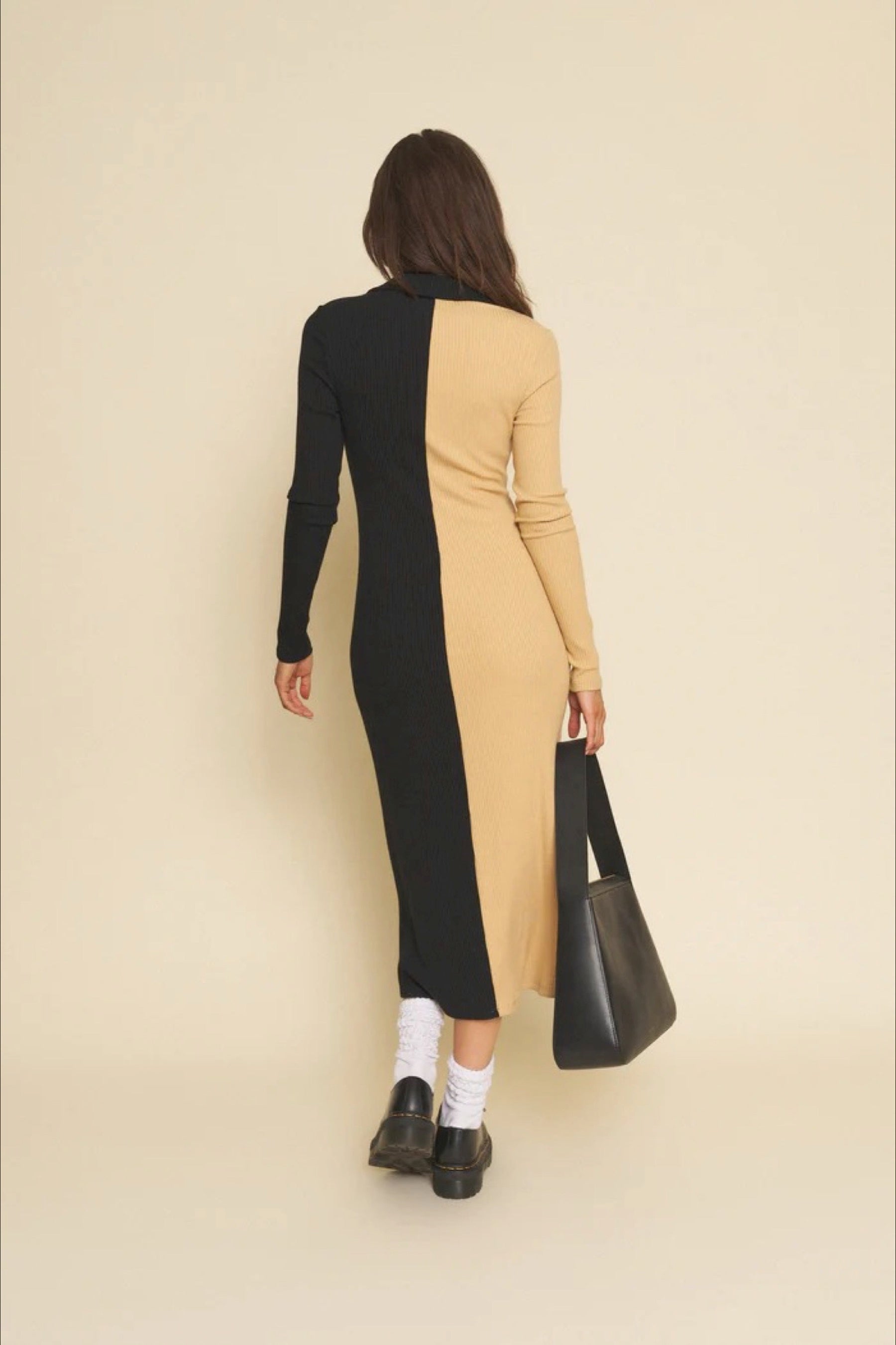 Black + Sand Evan Dress